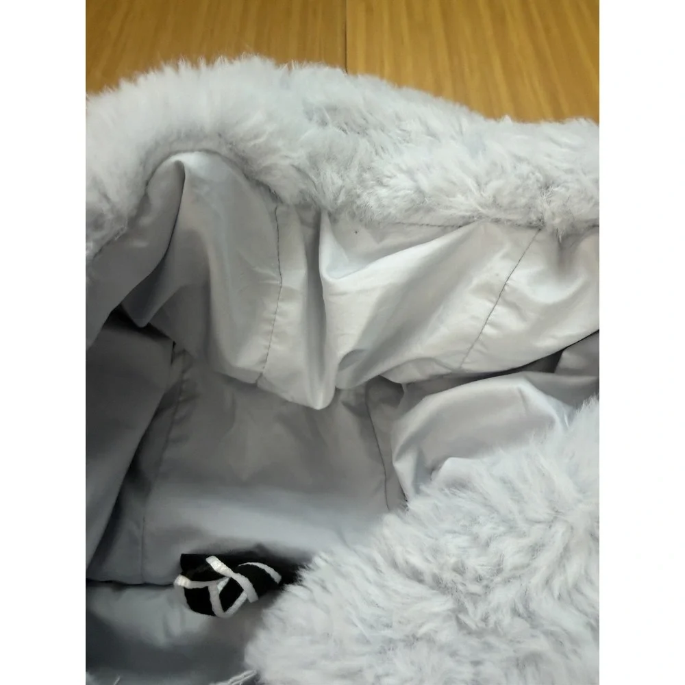 Under Armour Youth Fleece Cozy Jacket Xl Off White Zip Fuzzy Loungewear Soft